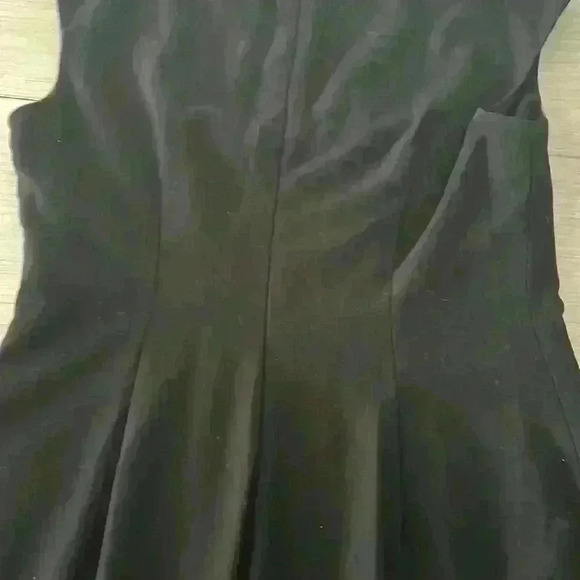 Calvin Klein Black & White Animal Print Knee Length Dress Size 6 - Picture 9 of 11